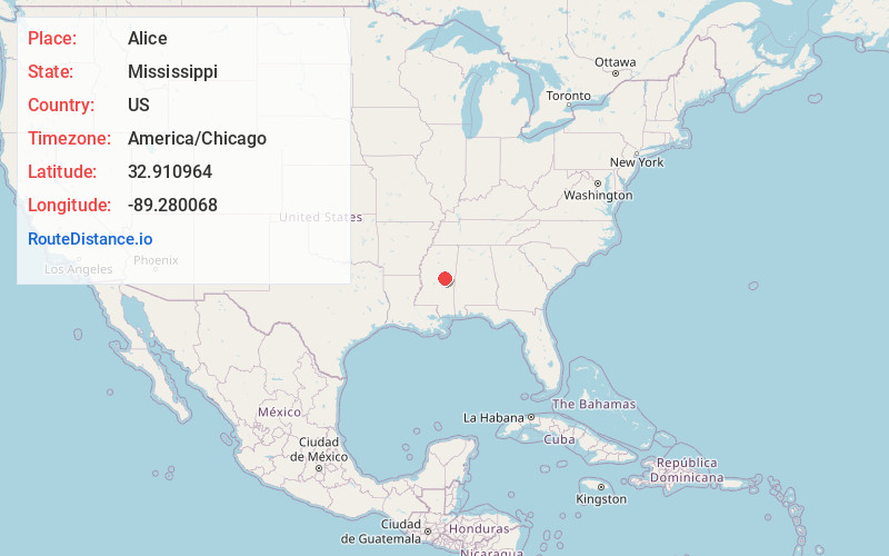 Map of Alice