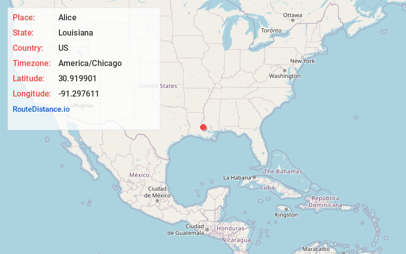 Map of Alice