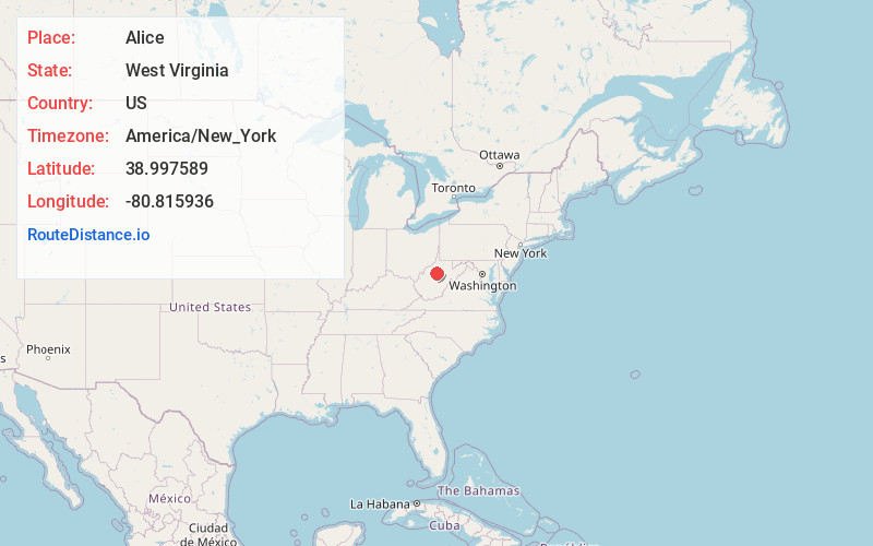 Map of Alice