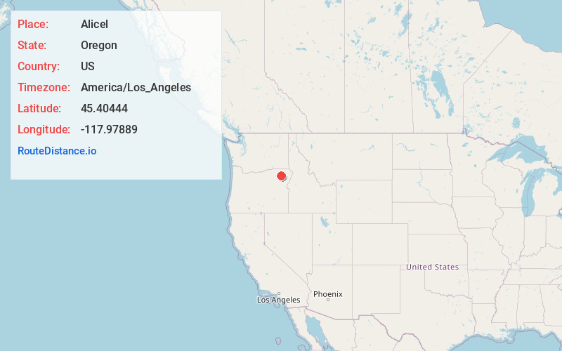 Map of Alicel
