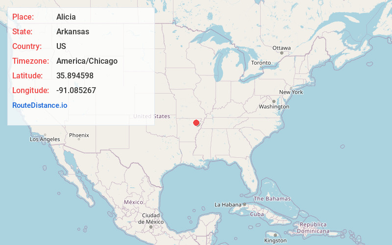 Map of Alicia