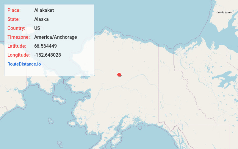 Map of Allakaket