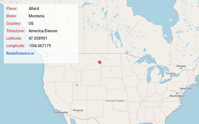 Map of Allard