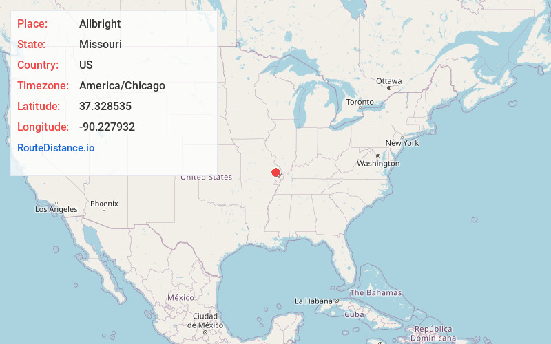 Map of Allbright