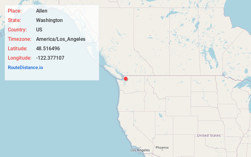 Map of Allen