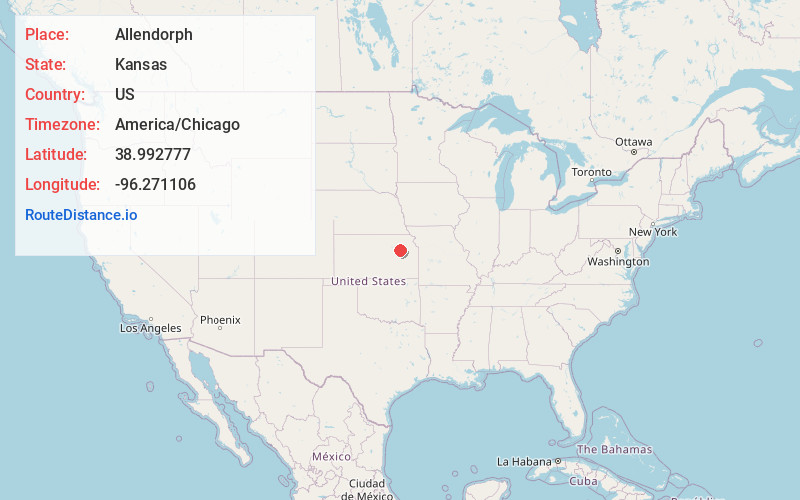 Map of Allendorph