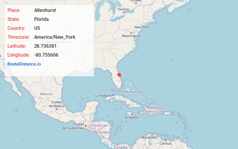 Map of Allenhurst
