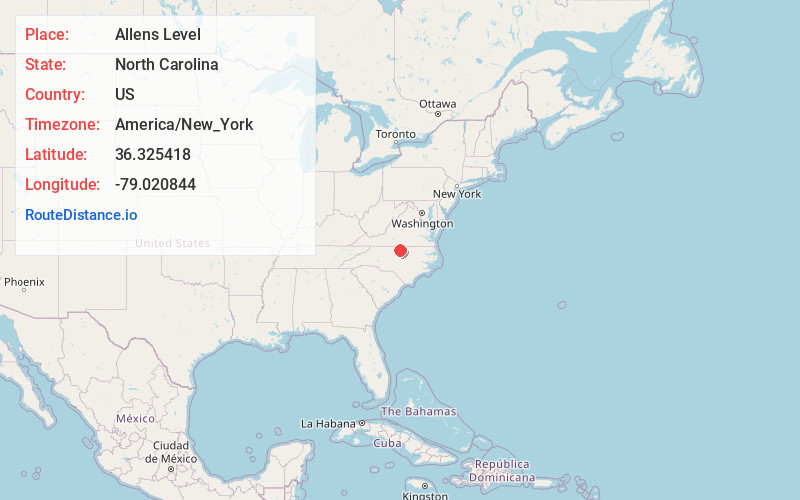 Map of Allens Level