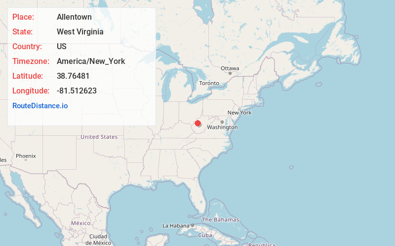 Map of Allentown