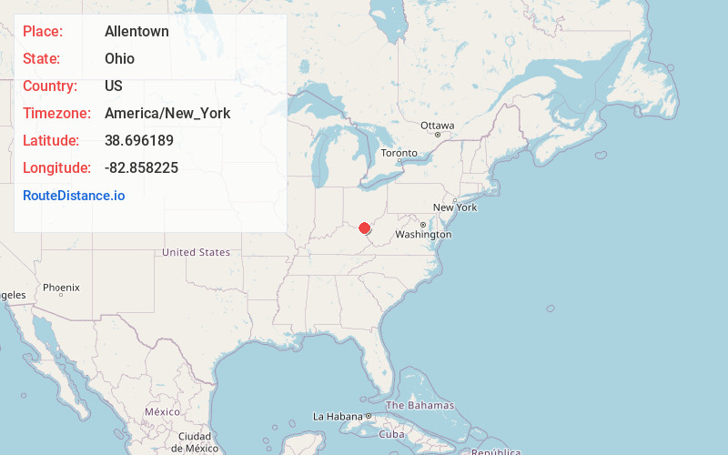 Map of Allentown