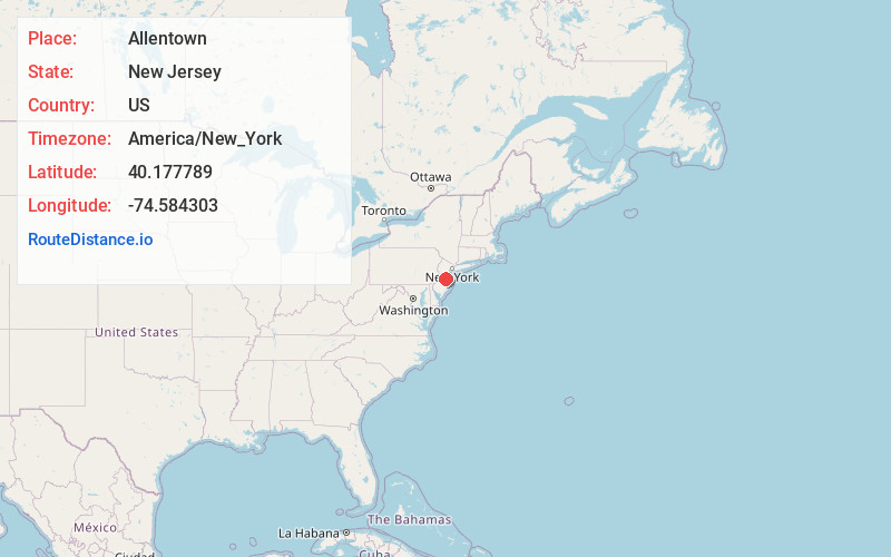 Map of Allentown