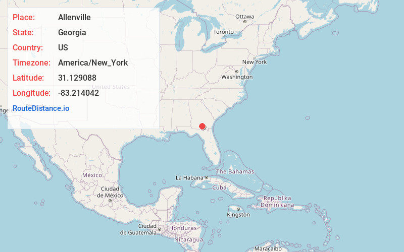 Map of Allenville