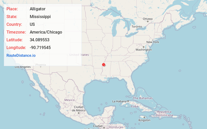 Map of Alligator