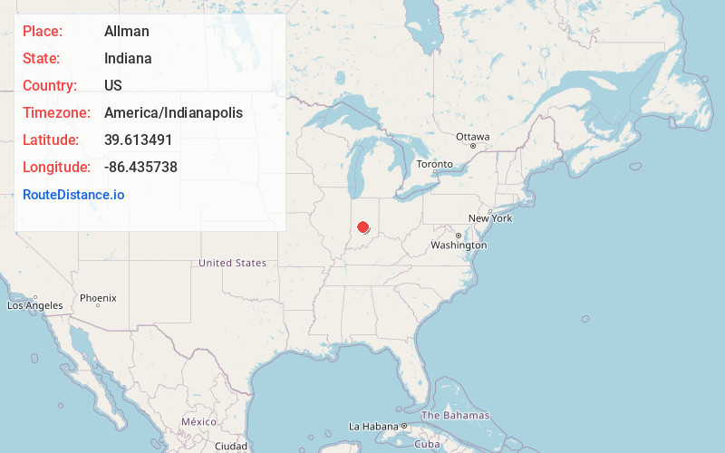 Map of Allman