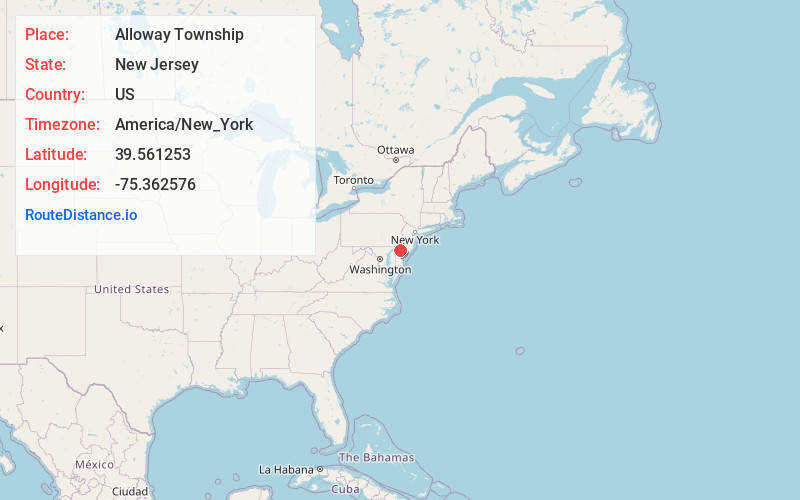 Map of Alloway Township