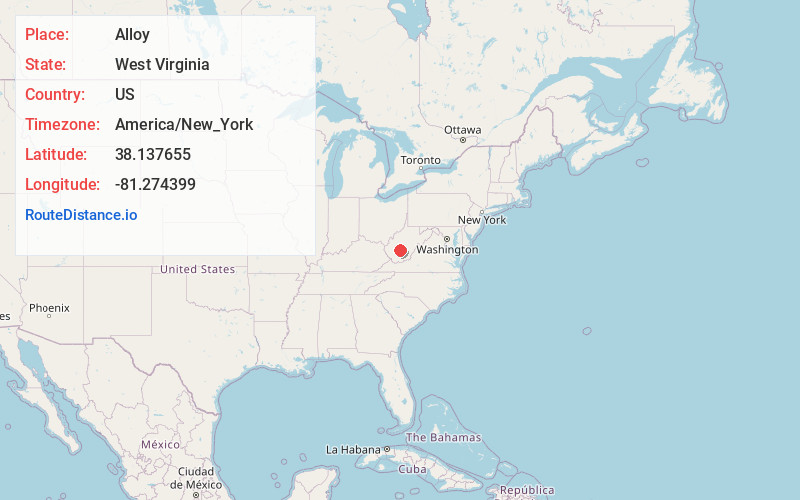 Map of Alloy