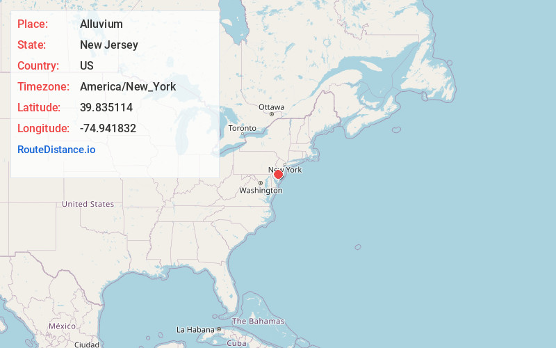 Map of Alluvium