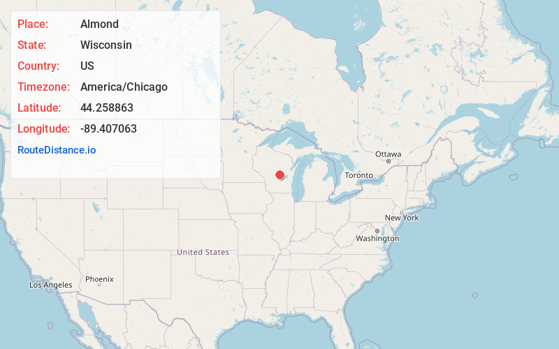 Map of Almond