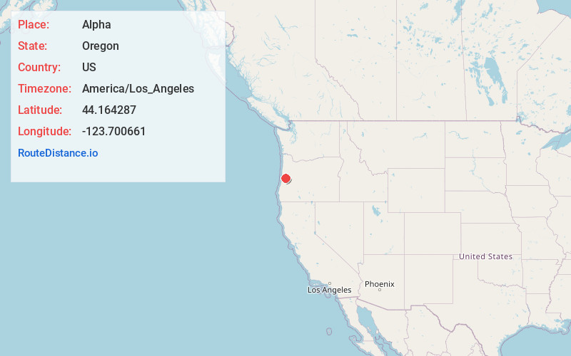 Map of Alpha
