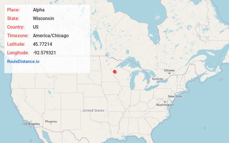 Map of Alpha