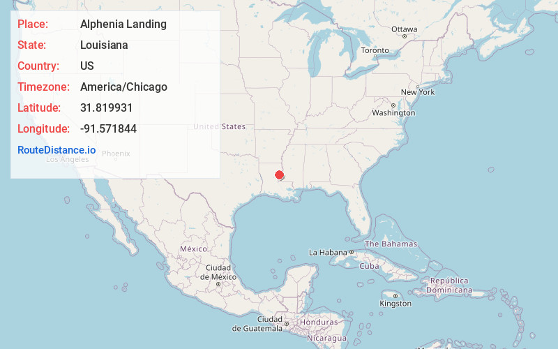 Map of Alphenia Landing