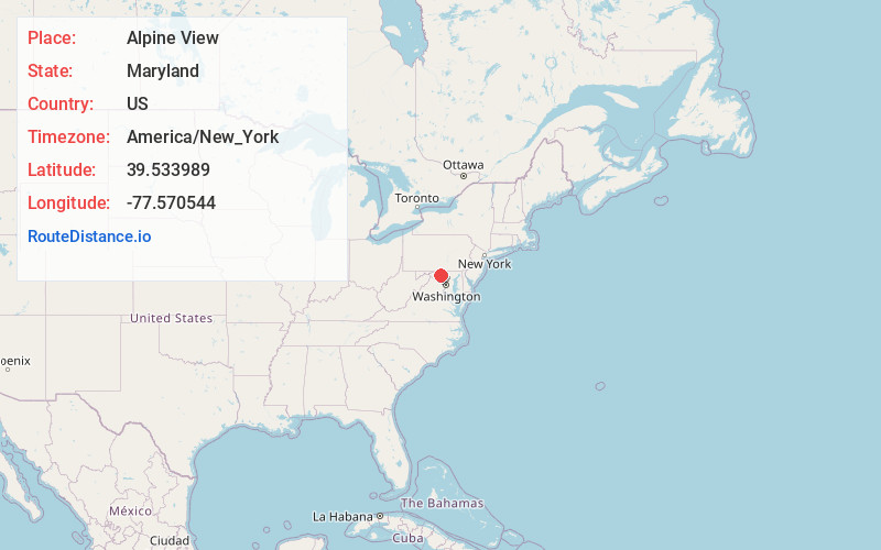 Map of Alpine View
