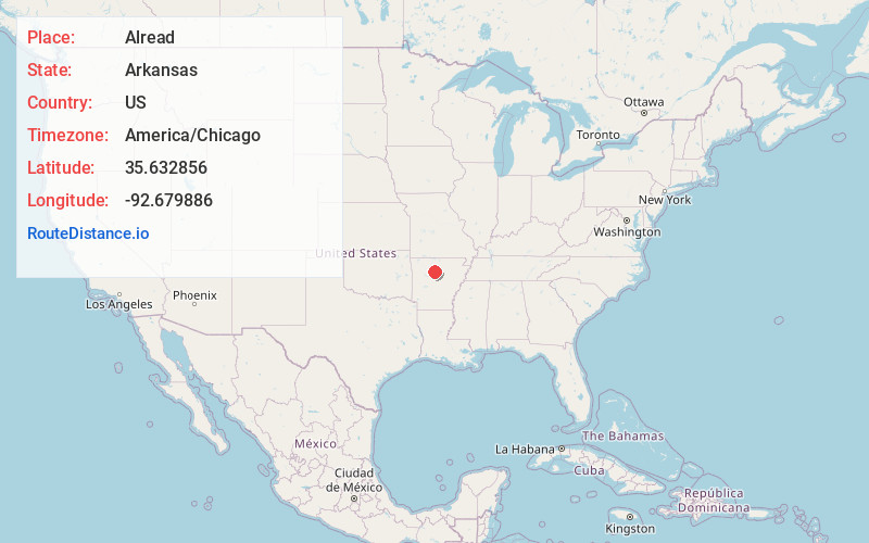 Map of Alread