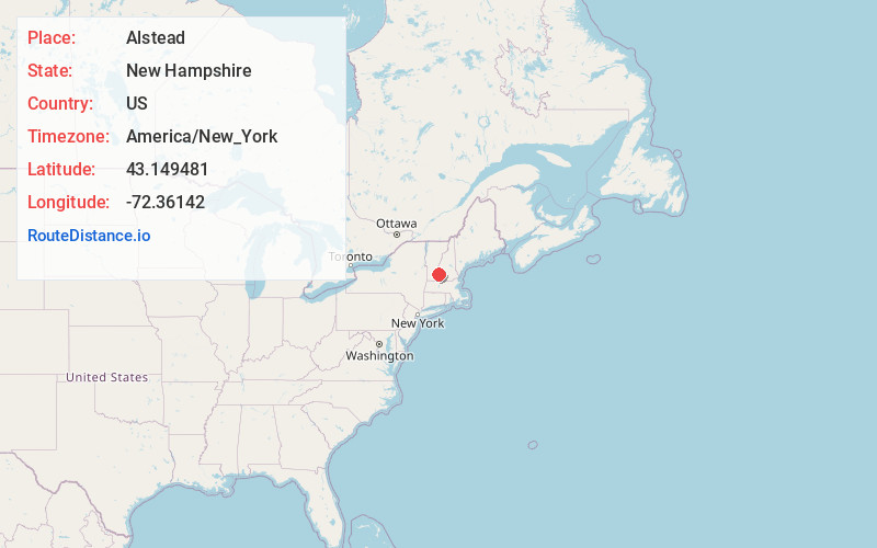 Map of Alstead