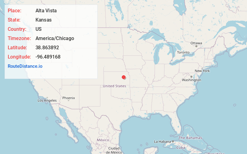 Map of Alta Vista
