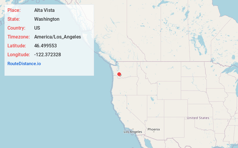 Map of Alta Vista