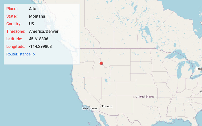 Map of Alta