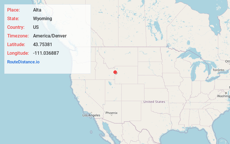 Map of Alta
