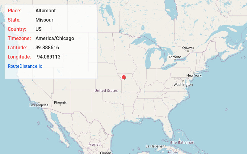 Map of Altamont