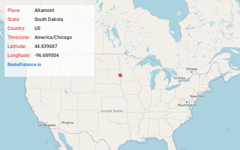 Map of Altamont