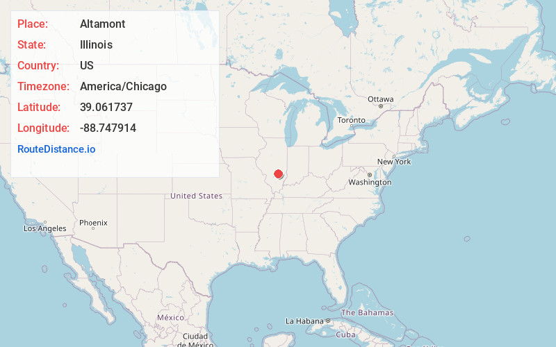 Map of Altamont