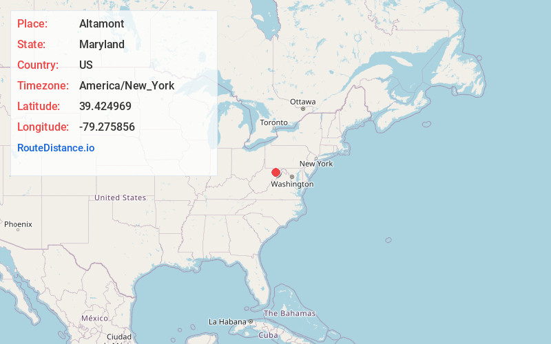 Map of Altamont