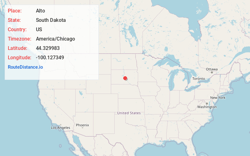 Map of Alto