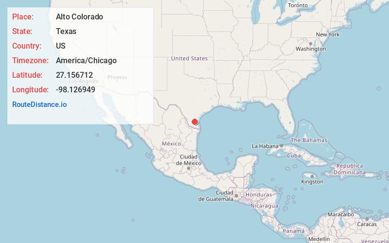 Map of Alto Colorado