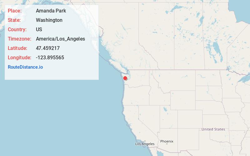 Map of Amanda Park