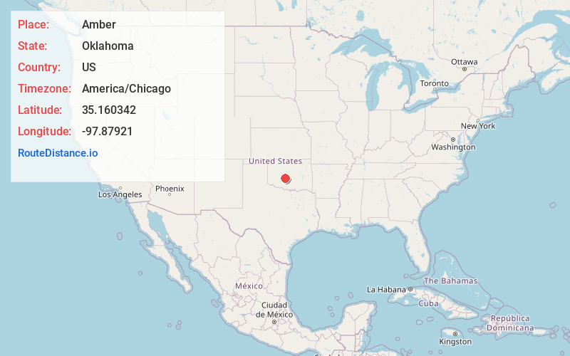 Map of Amber