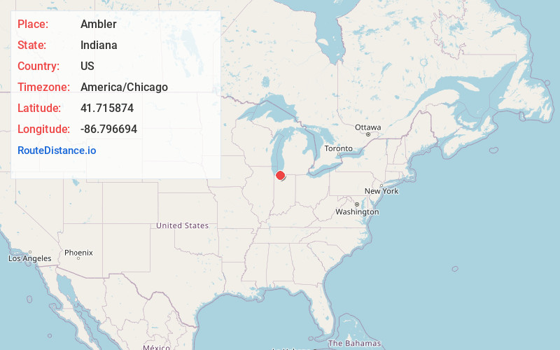 Map of Ambler