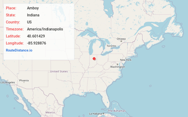 Map of Amboy