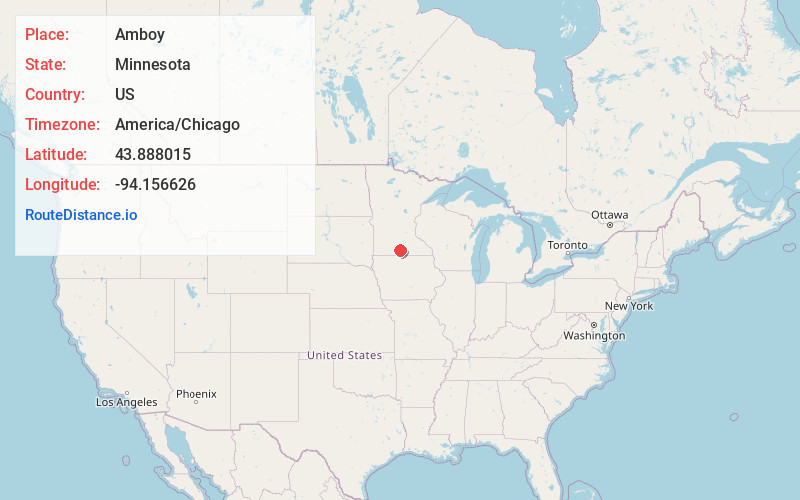 Map of Amboy