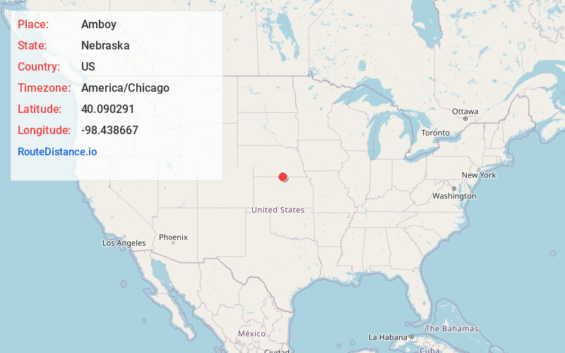 Map of Amboy