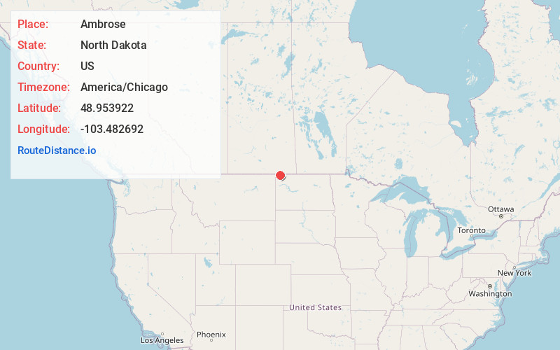 Map of Ambrose