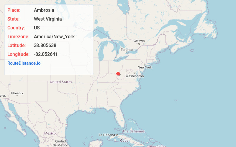 Map of Ambrosia