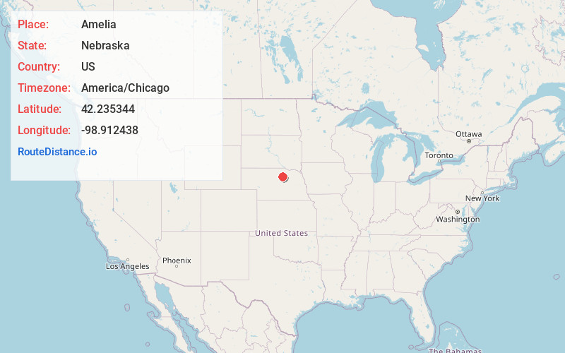 Map of Amelia
