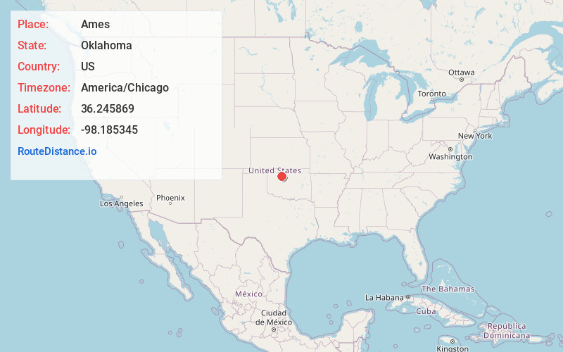 Map of Ames