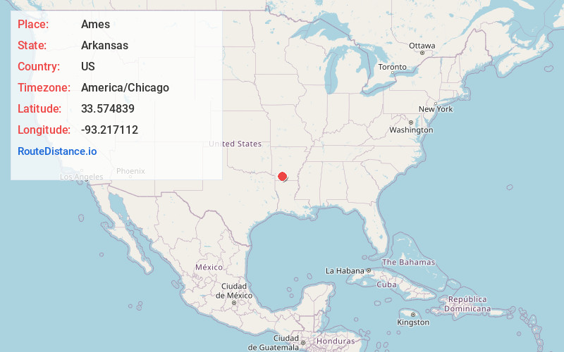 Map of Ames