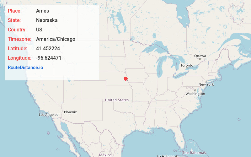 Map of Ames